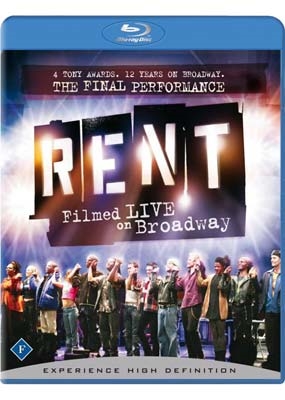 Rent: Filmed Live on Broadway (2008) (BLU-RAY)