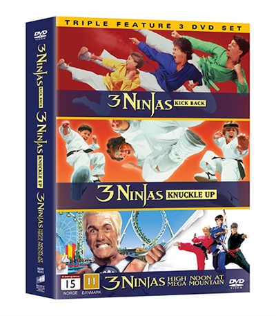 De 3 Ninja'er Vender Tilbage + 3 Ninjas På Krigsstien + 3 Ninjas: High Noon [DVD BOX]