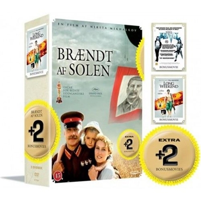 BRÆNDT AF SOLEN + 2 BONUS FILM