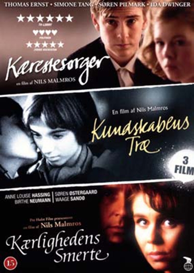 Kærestesorger (2009) + Kundskabens Træ (1981) + Kærlighedens Smerte (1992)  [DVD BOX]> Køb dine dvd og blu-ray film på Danmarks videobutik nr 1:  www.HomeEntertainment.dk