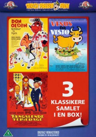 Don Olsen kommer til byen (1964) + Venus fra Vestø (1962) + Fængslende feriedage (1978) [DVD BOX]