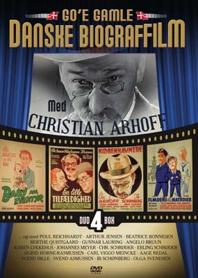 CHRISTIAN ARHOFF - GOÉ GAMLE DANSKE BIOGRAFFILM (4-DVD)