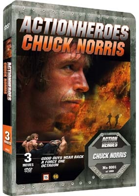 CHUCK NORRIS  (ACTION HEROES) (3-DVD) STEELBOOK