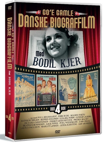 BODIL KJER - GOÉ GAMLE DANSKE BIOGRAFFILM (4-DVD)
