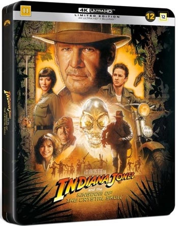 Indiana Jones og krystalkraniets kongerige (2008) Steelbook [4K ULTRA HD]