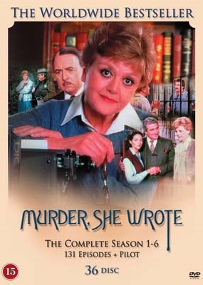 MURDER, SHE WROTE - THE COMPLETE SEASON 1-6 (SEASON 5-6 UDEN DANSKE TEKSTER) (36-DVD)